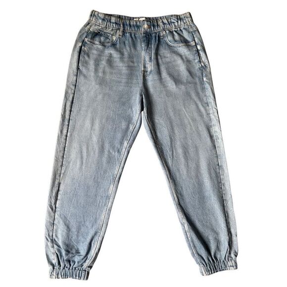 NEW Rag & Bone Miramar Terry Jogger Pants Cotton Terry size L blue Kacy - Picture 4 of 10